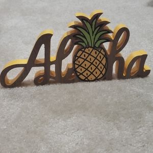 Aloha decorative sign